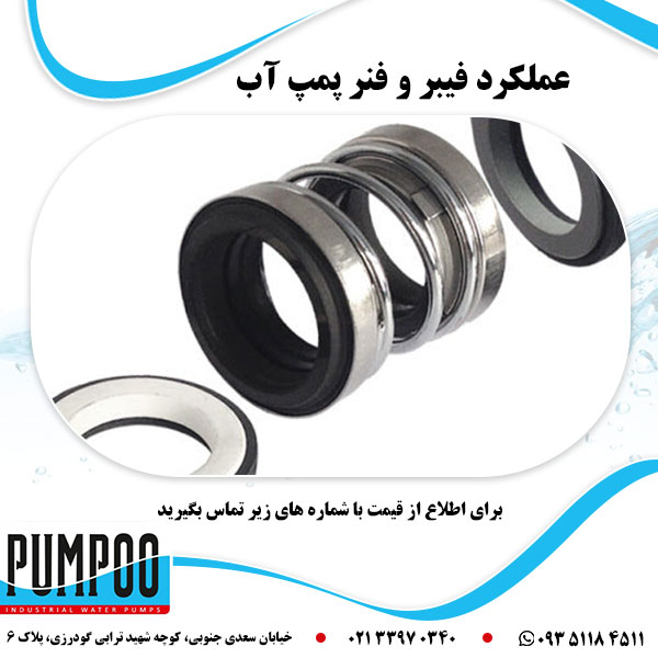 عملکرد فیبر و فنر پمپ آب