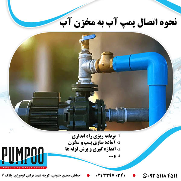 تصویر-نحوه-اتصال-پمپ-آب-به-مخزن-آب
