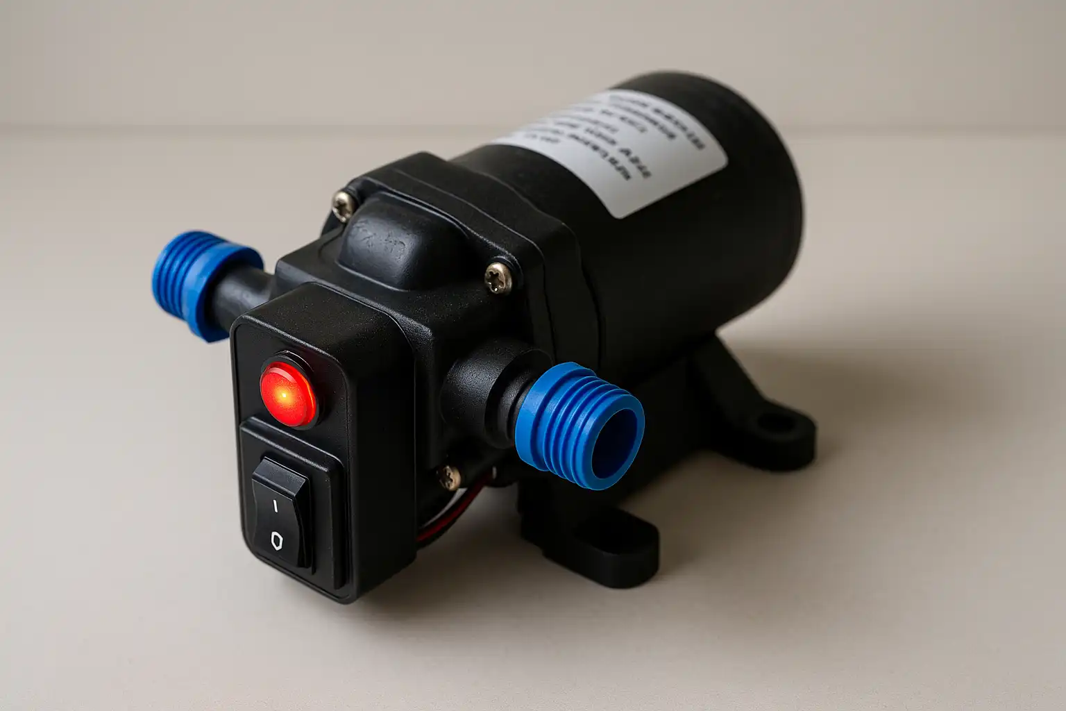 چراغ هشدار قرمز پمپ آب