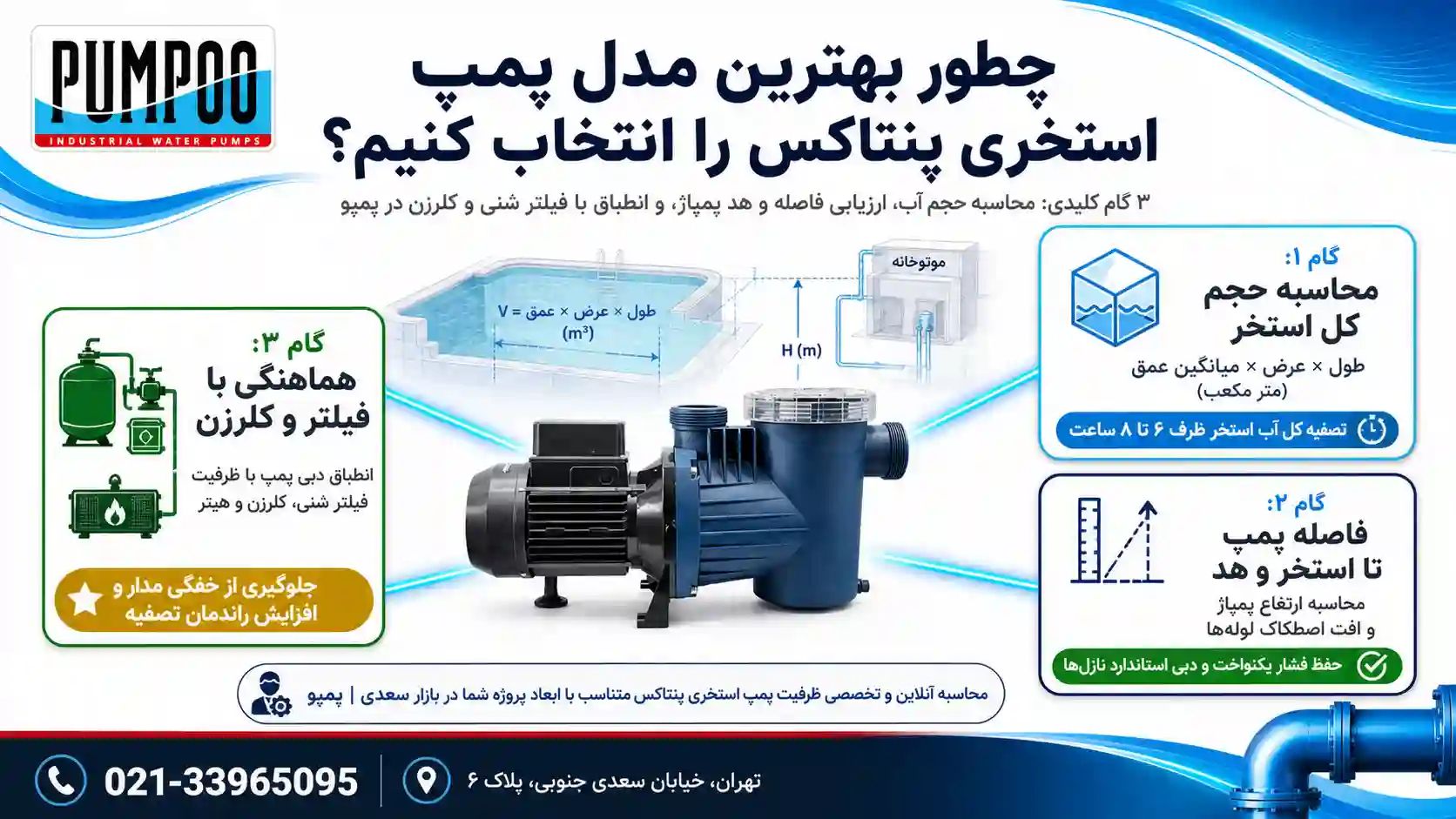 چطور بهترین مدل پمپ استخری پنتاکس را انتخاب کنیم؟