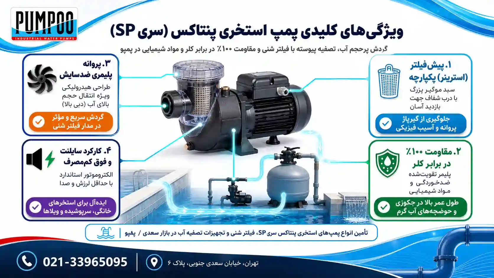 پمپهای استخری پنتاکس (سری SP)