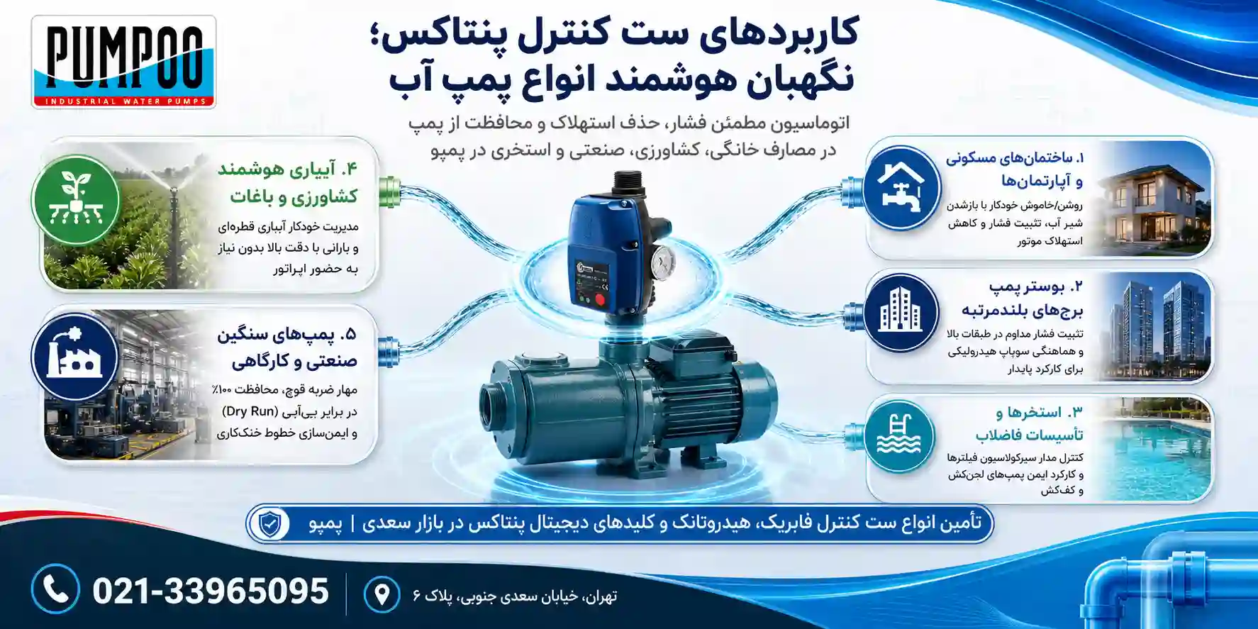 کاربردهای ست کنترل پنتاکس