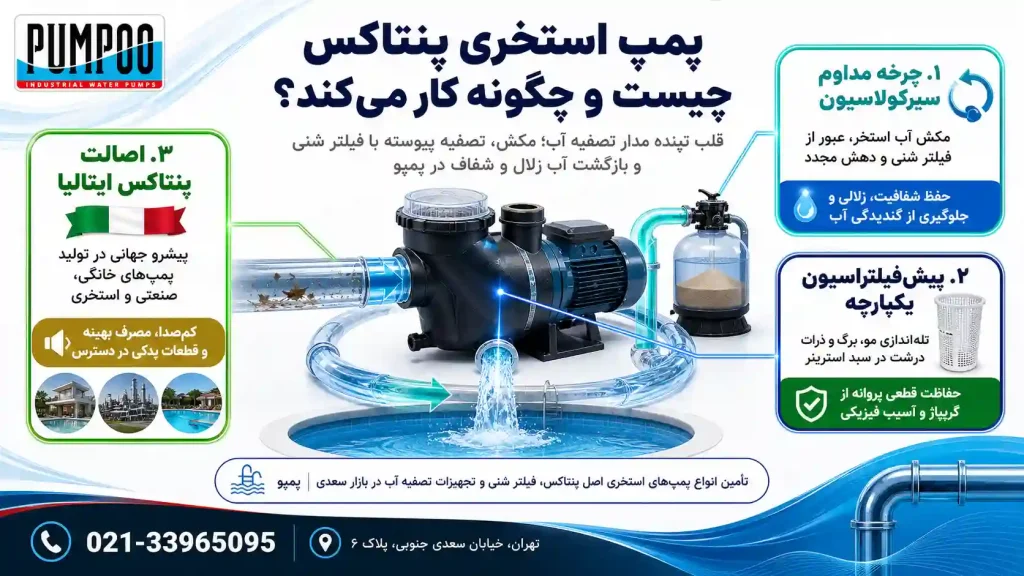 انتخاب بهترین پمپ استخری پنتاکس؛ مدلها و قیمتها