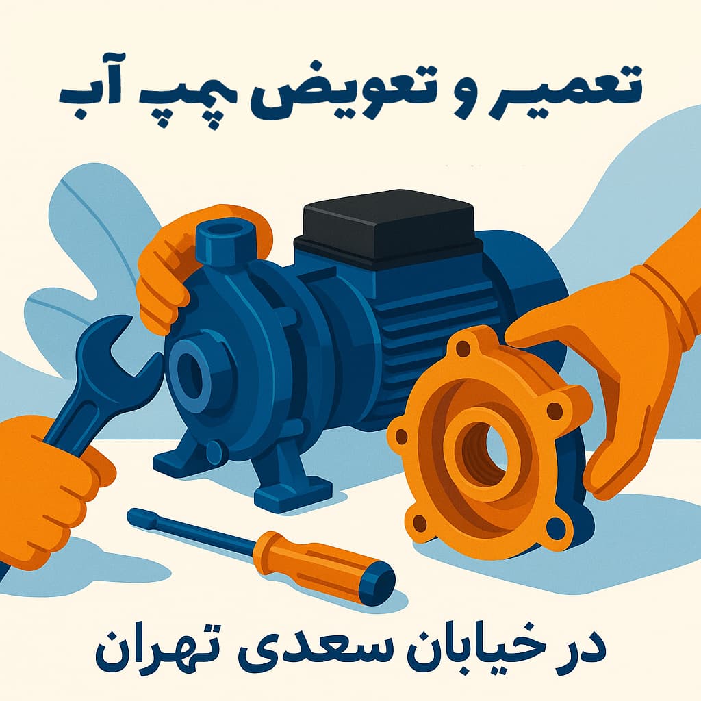 تعمیر و تعویض پمپ آب در خیابان سعدی تهران