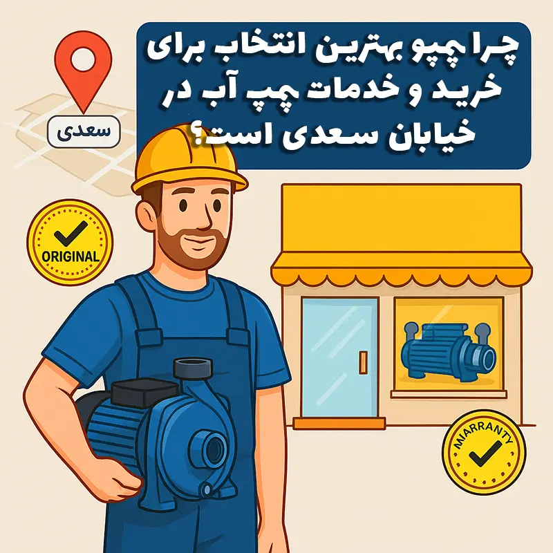 چرا پمپو بهترین انتخاب برای خرید و خدمات پمپ آب در خیابان سعدی است؟