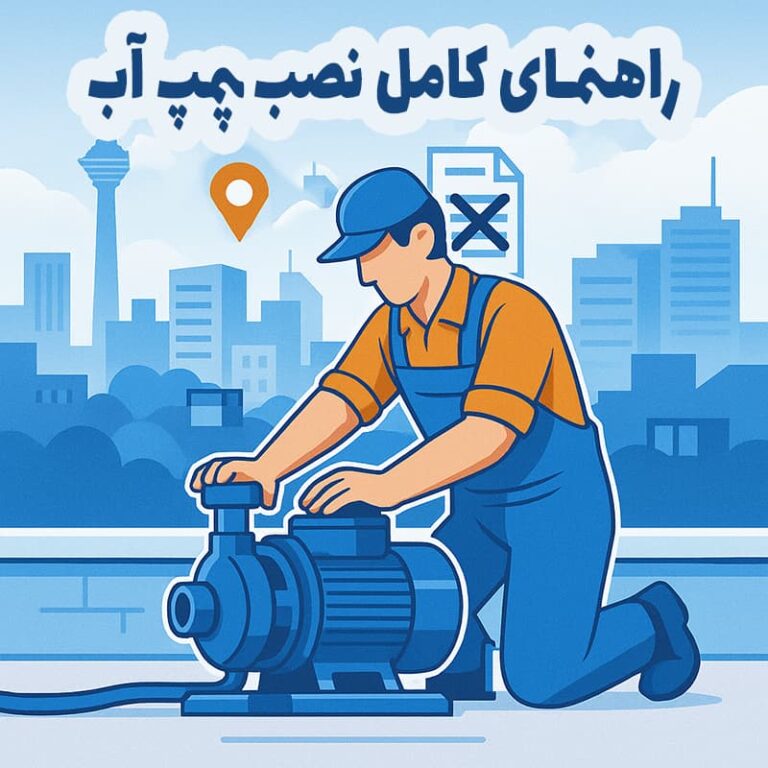 راهنمای کامل نصب پمپ آب در تهران بدون ترس از قبض‌های نجومی