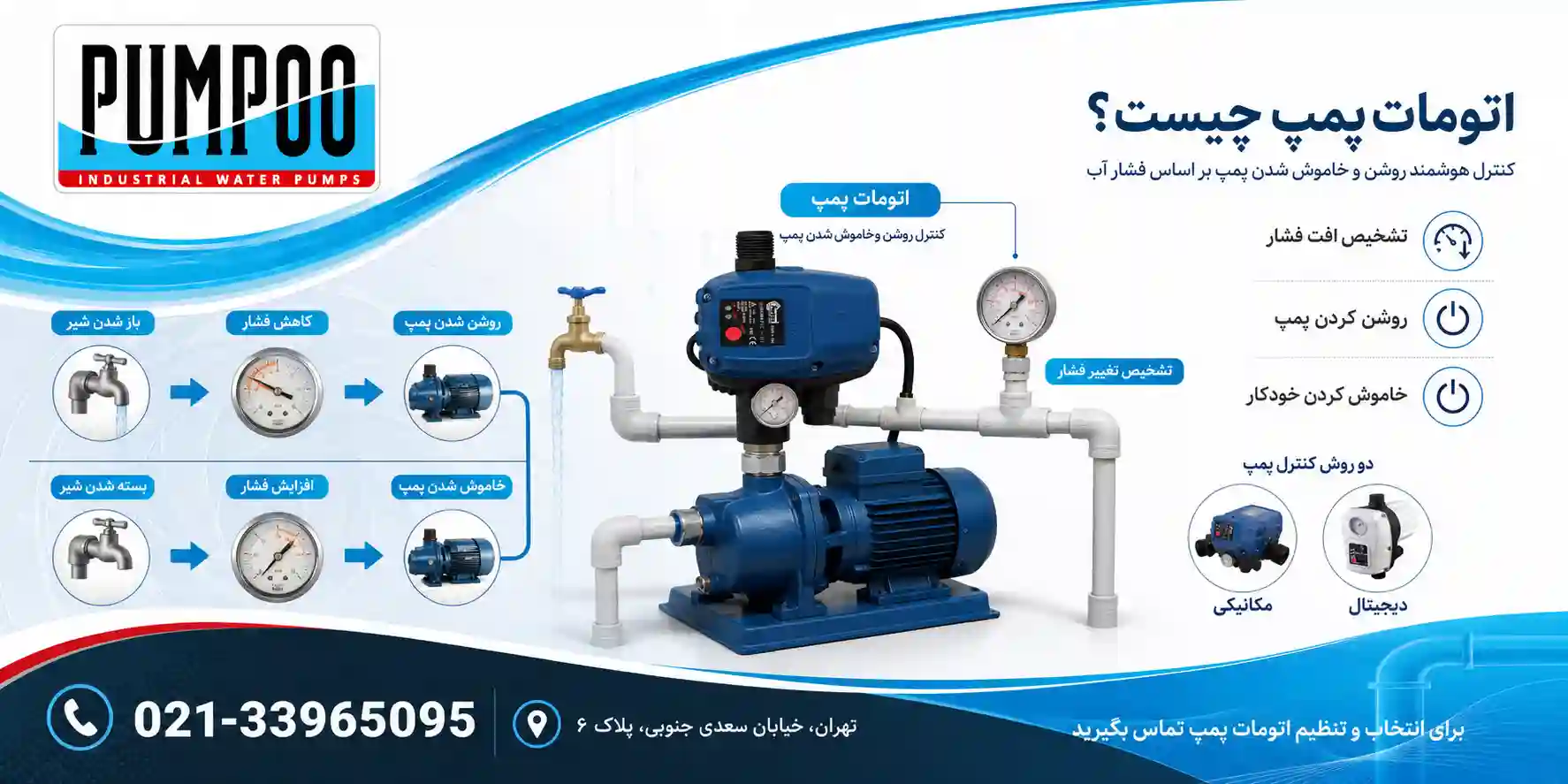 اتومات پمپ چیست و چه نقشی دارد؟
